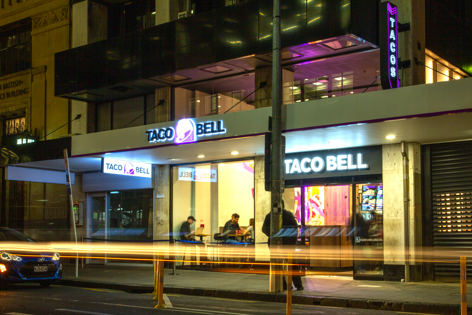 Taco Bell Shortland Street restaurant exterior