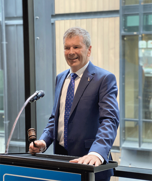 Phil McGoldrick Colliers' auctioneer in Christchurch