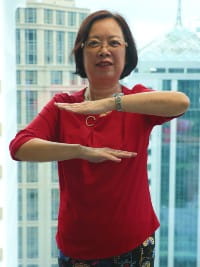 Colliers Singapore IWD 2020  Stella Seow sign 200x267