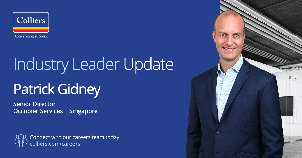 Patrick Gidney, occupier services, colliers expert