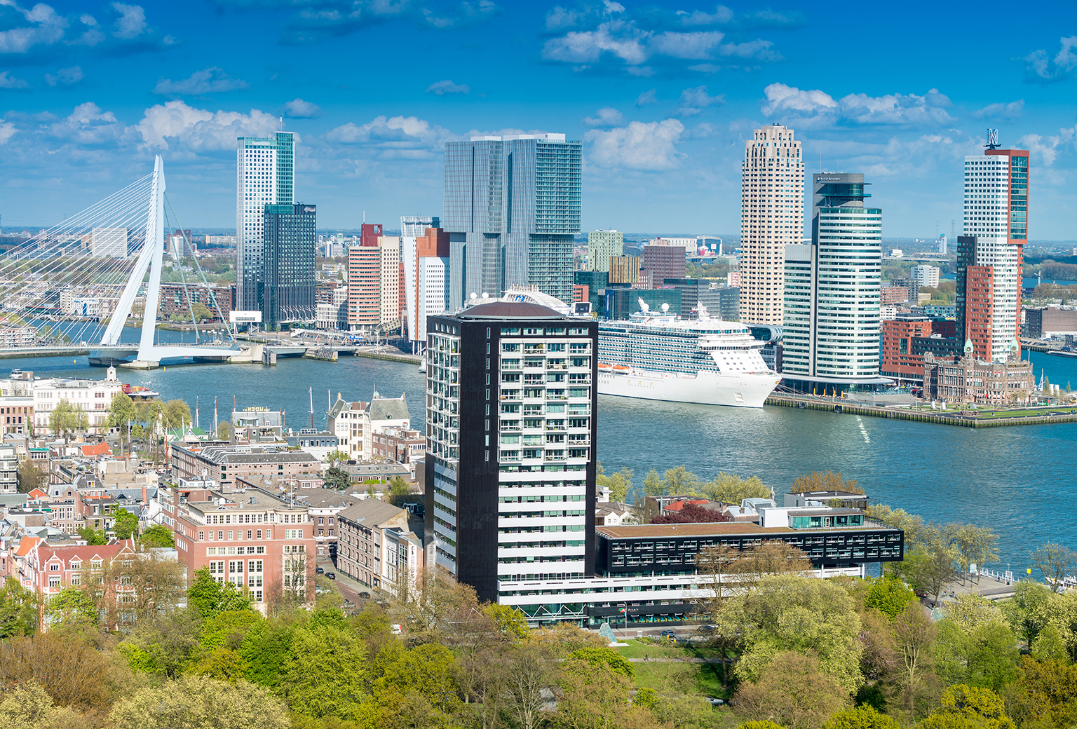 hoge gebouwen in rotterdam