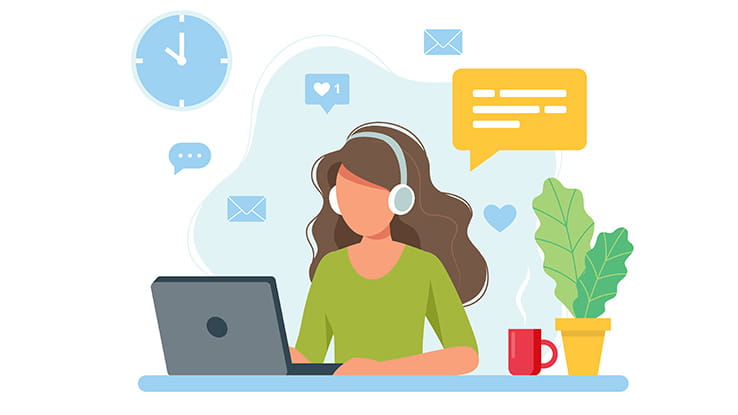 thuiswerk calculator kantoor behoefte