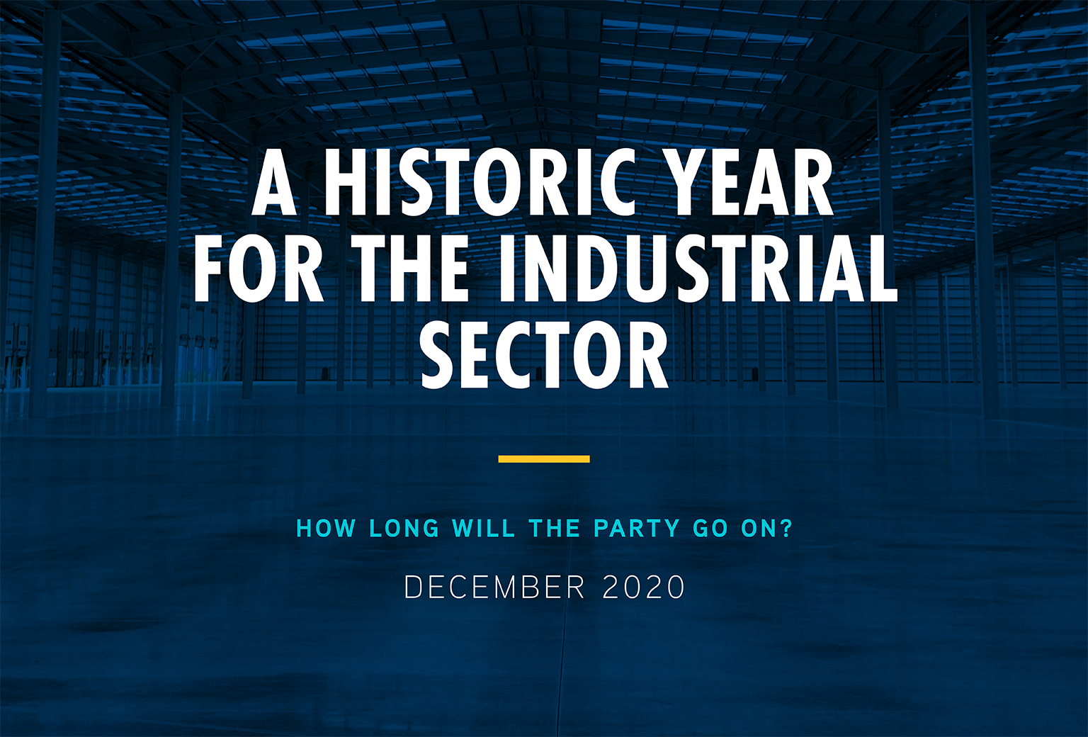 16 12 20 Investment volumes for industrial to reach in excess of 7bn hero