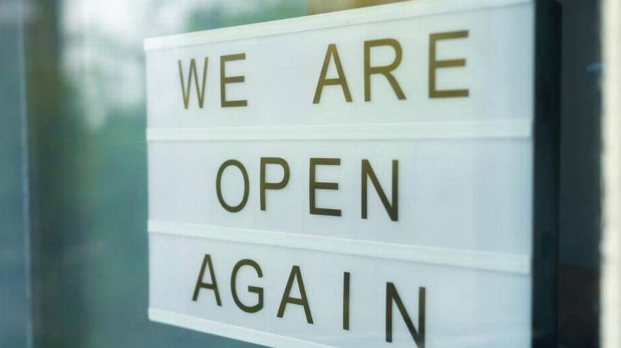 We are open