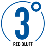 3 Red Bluff Logo
